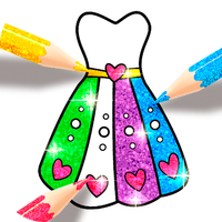 Dress Coloring Game for girls