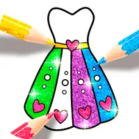 Dress Coloring Game for girls