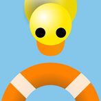 Duck rescue boat: summer game