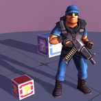 Police Gun In The Copter