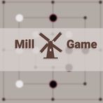 Mill Game: 9 men's morris boar