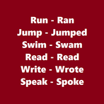 Guess The Past Tense Game