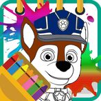 Dog Patrol Coloring Game