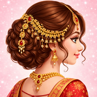 Indian Bridal Saree Salon Game