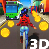 Subway Lady Bug Princess Run 2