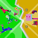 stickman war: dismount robot