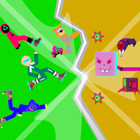 stickman war: dismount robot