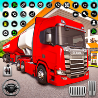 Oil Tanker Transport Truck 3D