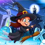 The Witch - flying broomstick