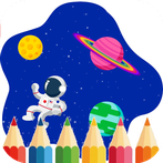 Planet and Galaxy Coloring
