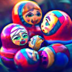 Matryoshka Tic Tac Toe