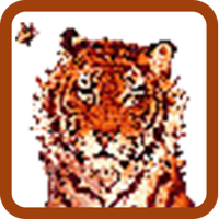 Tiger Pixel Art