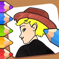 Cat Coloring Superhero Noir