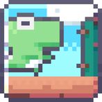 Dino Run 2D: Mega T-Rex Escape