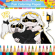 Murder Drones Coloring Book