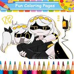 Murder Drones Coloring Book