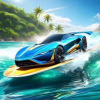 Super Cars Floating Water