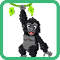 Gorilla Pixel Art