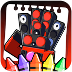 Speaker Man Drawing Coloring