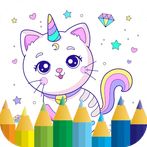 Unicorn Cat Coloring