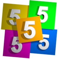 Five Fives - Cool math game pu