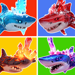 Crystal Shark Element Battle