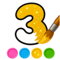 Number & ABC Coloring For Kids