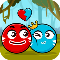 Red and Blue Ball: Cupid love