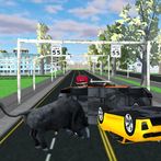 Angry Bull City Attack Game 3D