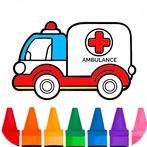 Coloring Rescue Ambulance
