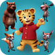 Tiger Friends Car Racing