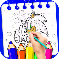 Soni Bleu Coloring Hedgeh book