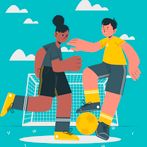 Fußball-Quiz mit Wette
