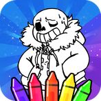 sans under coloring tales game