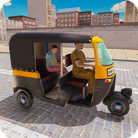 Tuk Tuk Modern Rickshaw Driver