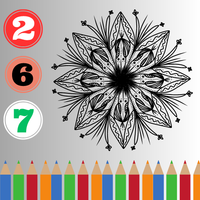 Mandala art - pencil drawing