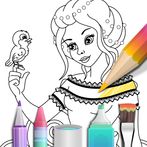 Princess coloring book