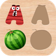 Kids Wooden Puzzle Blocks Game