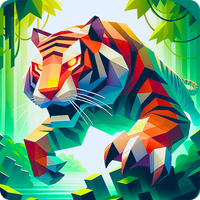 Wild Tiger sim - offline rpg