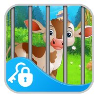 Turbulent Cow Escape