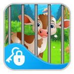 Turbulent Cow Escape