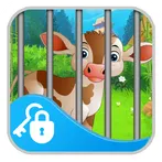 Turbulent Cow Escape