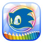 Blue Hedgehogs Coloring.