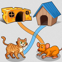 Rescue the Cat Draw Puzzle