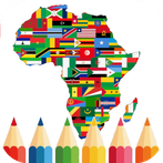 coloring flag African country