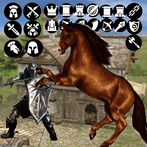 Wild Horse Family Fight Game
