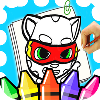 Talking Juan Scary coloring