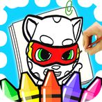 Talking Juan Scary coloring