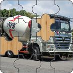 concrete mixer truck puzzle