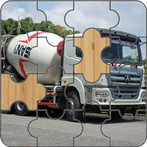 concrete mixer truck puzzle